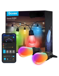 Luces de Cadena Inteligentes Govee H7015 14.63m RGBIC IP65