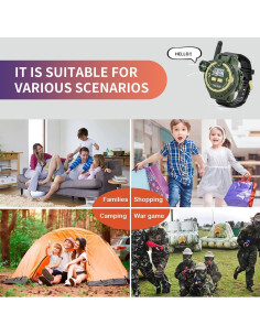 Walkie Talkie Recargable Gantan para Niños con Linterna 2