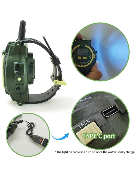 Walkie Talkie Recargable Gantan para Niños con Linterna