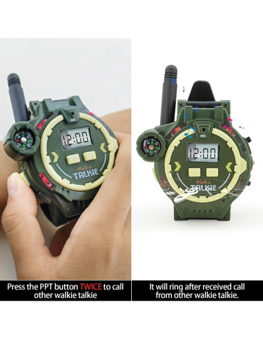 Walkie Talkie Recargable Gantan para Niños con Linterna