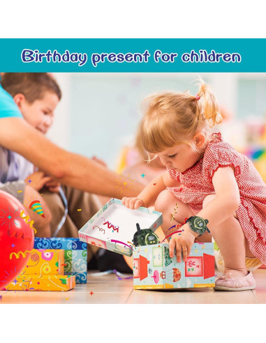 Walkie Talkie Recargable Gantan para Niños con Linterna