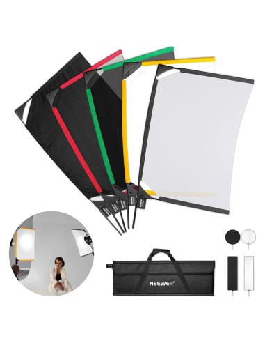 Kit de Modificador de Luz NEEWER 5 en 1 45x60cm con Bolsa