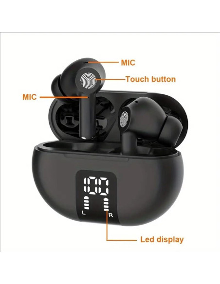 Auriculares Traductores Neyes 3-en-1 con ANC y 144 Idiomas