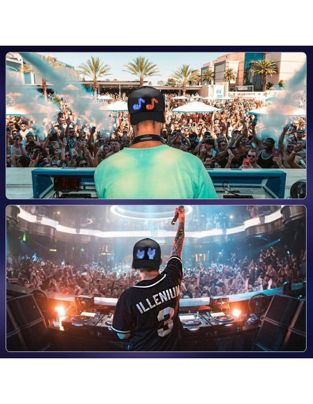 Gorra LED Inteligente GOTUS con App Bluetooth, Personalizable