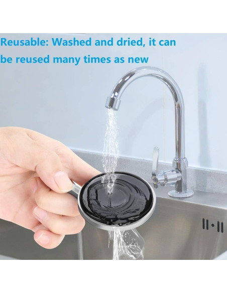 Soporte de Jabón con Ventosa TESOT, Acero Inoxidable 304, Plata