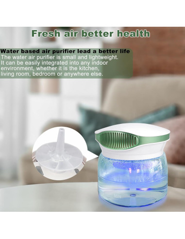 Purificador de Aire y Difusor de Aroma 62408 Verde 1.2L