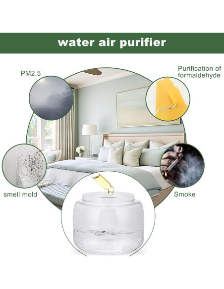 Purificador de Aire y Difusor de Aroma 62408 Verde 1.2L