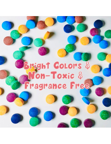 Tabletas Efervescentes de Color para Baño Elfinbay - 180 Unidades