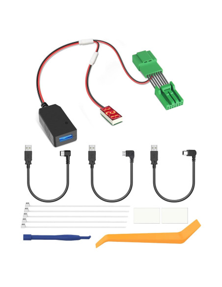 Adaptador de Alimentación YQMAJIM para Dashcam Honda y Acura