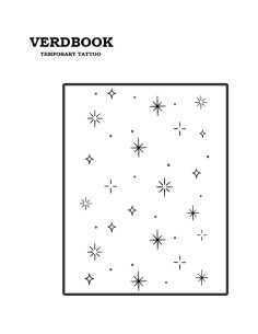 Kit de Tatuajes Temporales Impermeables VERDBOOK - 2 Hojas Realistas 2