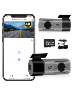 Cámara de Tablero KH1 4K HD con Tarjeta 64GB - WiFi 170