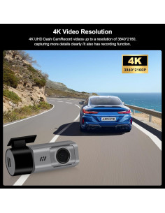 Cámara de Tablero KH1 4K HD con Tarjeta 64GB - WiFi 170 2