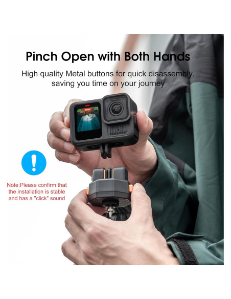 Kit Placa Liberación Rápida Magnética STARTRC para GoPro y DJI