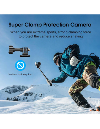 Kit Placa Liberación Rápida Magnética STARTRC para GoPro y DJI