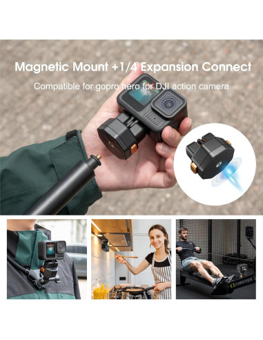 Kit Placa Liberación Rápida Magnética STARTRC para GoPro y DJI