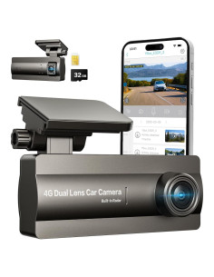 Cámara Dash ELYSOO 4G LTE Doble FHD con GPS y Alertas