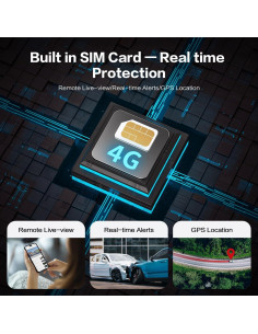 Cámara Dash ELYSOO 4G LTE Doble FHD con GPS y Alertas 2