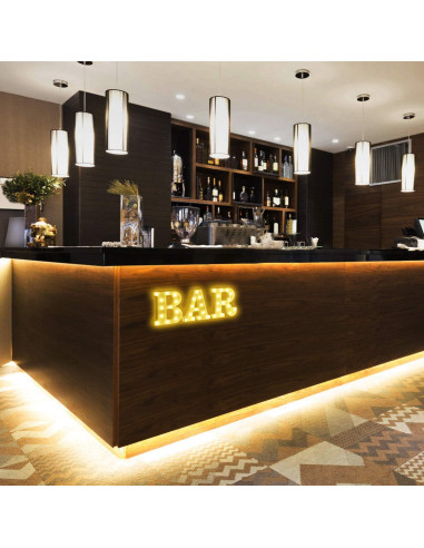 Luces de Letras LED Rdutuok para Decoración de Bar y Fiesta