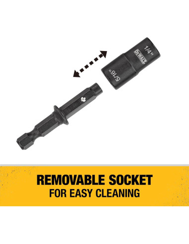 Controlador de Tuercas Doble Extremo DEWALT 1/4" y 5/16"