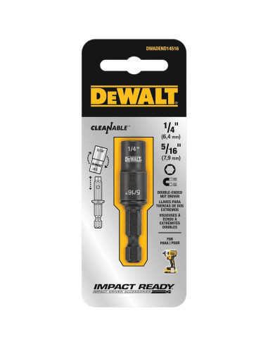Controlador de Tuercas Doble Extremo DEWALT 1/4" y 5/16"