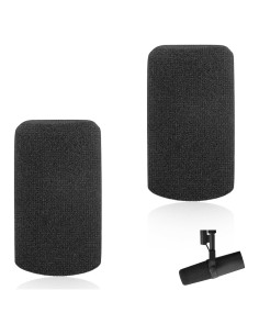Filtro Pop de Espuma para Micrófono Shure SM7B - 2 Piezas