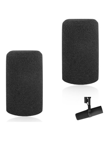 Filtro Pop de Espuma para Micrófono Shure SM7B - 2 Piezas