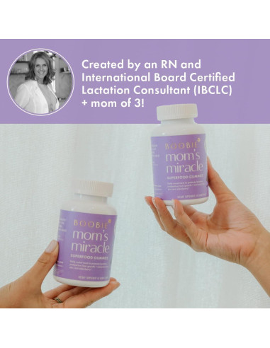 Gomitas de Lactancia Boobie Bears 60 Unidades - Aumento Leche, Inmunidad y Cabello