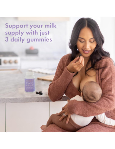 Gomitas de Lactancia Boobie Bears 60 Unidades - Aumento Leche, Inmunidad y Cabello