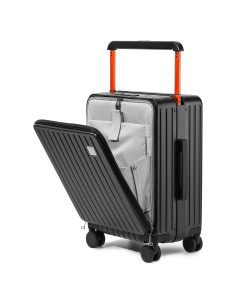 Maleta de mano Joyway Hardshell 20" negra con cerradura TSA