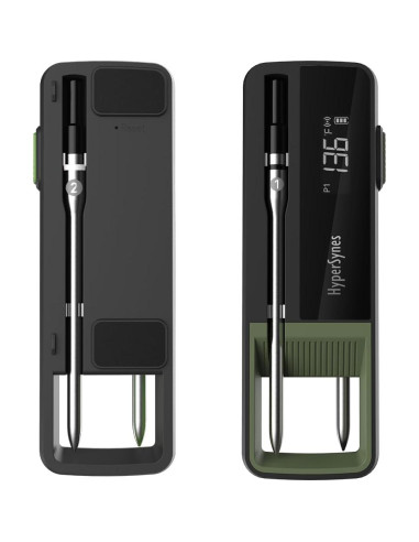 Termómetro de Carne Inalámbrico Bluetooth 5.2 con 2 Probetas