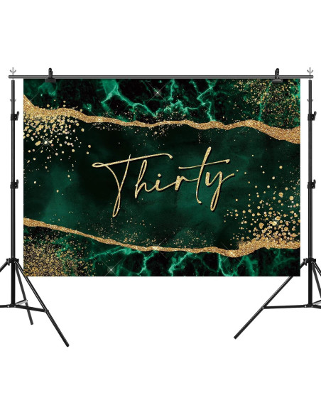 Fondo Fotográfico 30 Cumpleaños Rsuuinu 7x5ft Tela Suave