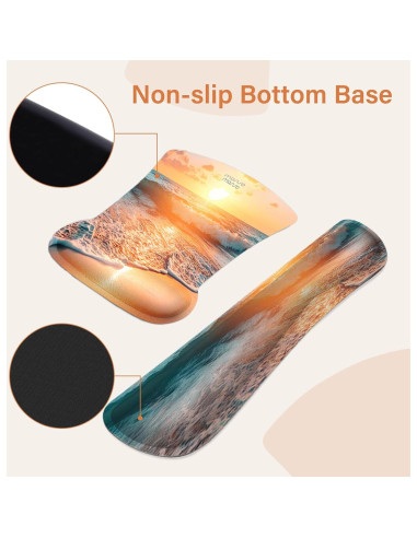 Alfombrilla de Escritorio Ergonómica Mosiso con Reposamuñecas