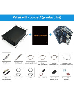 Kit de Luz LED BRIKGLOW para LEGO 10315 Jardín Tranquilo 2