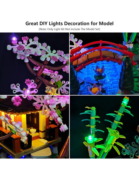 Kit de Luz LED BRIKGLOW para LEGO 10315 Jardín Tranquilo Kit de Luz LED BRIKGLOW para LEGO 10315 Jardín Tranquilo