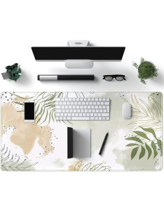 Alfombrilla de Teclado YKJWW Verde Matcha 80x40cm Antideslizante 2