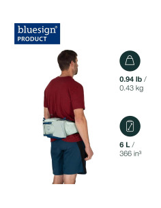 Mochila Lumbar Osprey Talon 6L para Hombre - Negro/Gris 2