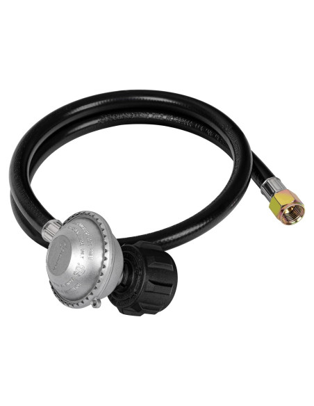 Regulador de Gas SHINESTAR 3FT con Manguera y Conector 3/8"