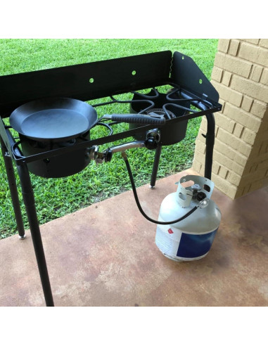 Regulador de Gas SHINESTAR 3FT con Manguera y Conector 3/8"