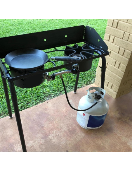 Regulador de Gas SHINESTAR 3FT con Manguera y Conector 3/8"