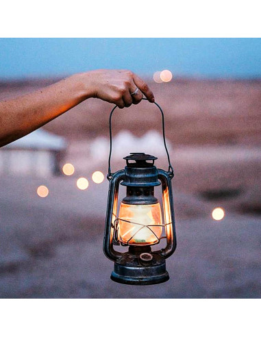 12 Capuchones de Linterna de Gas Piriuuo 3 Capas Verde y Blanco