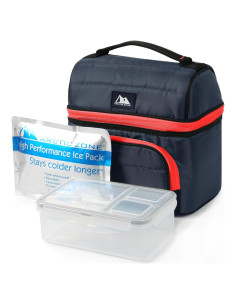 Cubo de Almuerzo Aislado Arctic Zone Marino - 2 Compartimentos