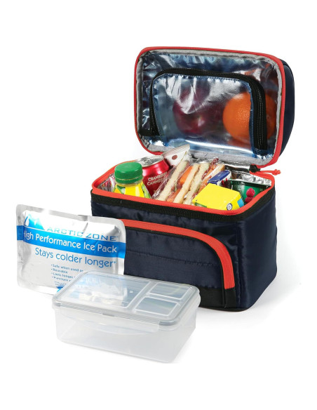 Cubo de Almuerzo Aislado Arctic Zone Marino - 2 Compartimentos