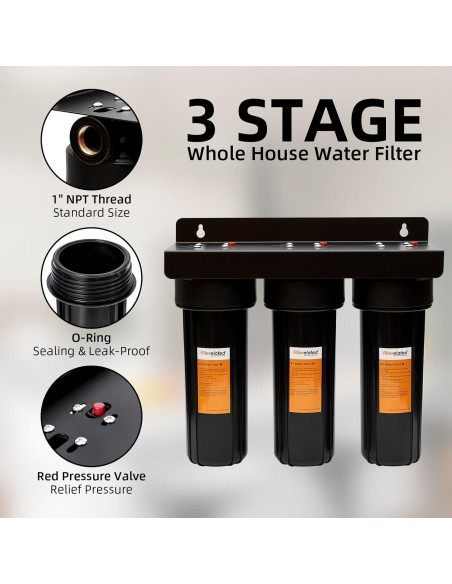 Filtro de Agua RV Filterelated RV-HLD10 3 Etapas 10 Pulgadas