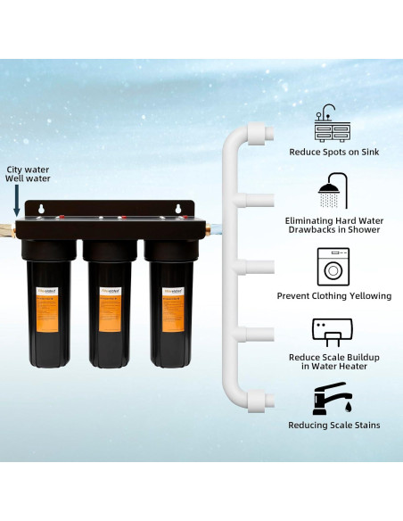 Filtro de Agua RV Filterelated RV-HLD10 3 Etapas 10 Pulgadas
