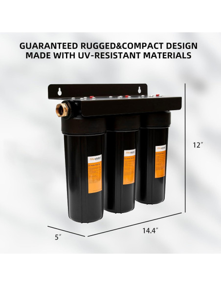Filtro de Agua RV Filterelated RV-HLD10 3 Etapas 10 Pulgadas