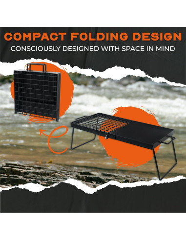 Parrilla de Campamento Plegable Adventure Seeka 4.75 kg