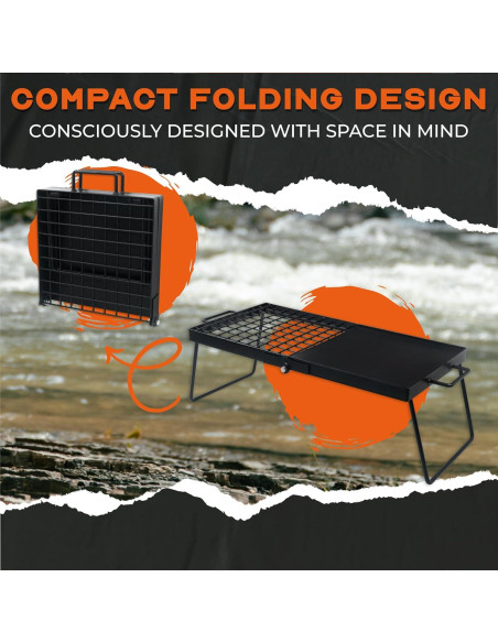 Parrilla de Campamento Plegable Adventure Seeka 4.75 kg