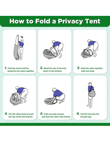 Inodoro Portátil Oridum WHMT02 con Carpa Plegable Grande
