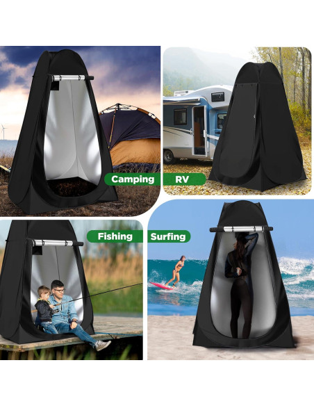 Inodoro Portátil Oridum WHMT02 con Carpa Plegable Grande