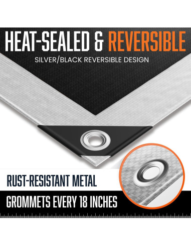 Lona Plástica Impermeable KING-A-MA-JIGS 3.05x3.05m 16 Mil